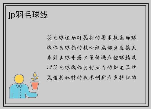 jp羽毛球线
